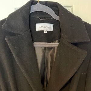 Calvin Klein Charcoal Overcoat